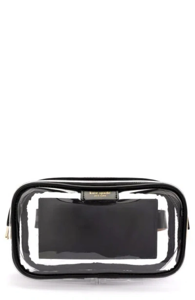 Kate Spade New York Clear Belt Bag In Clear/black