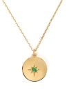 Kate Spade New York Clear Honesty Medallion Necklace