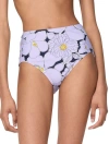 Kate Spade New York Coastal Garden High Waist Bottom In Blue