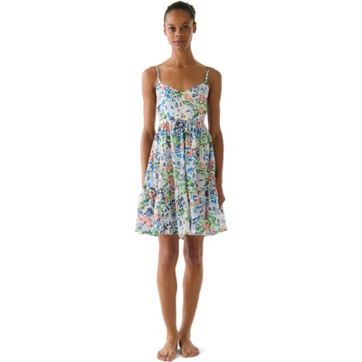Kate Spade New York Coastal Town Cover Up Mini Dress Swim In Multi