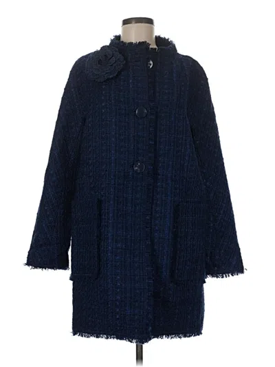 Pre-owned Kate Spade New York Coat In Blue