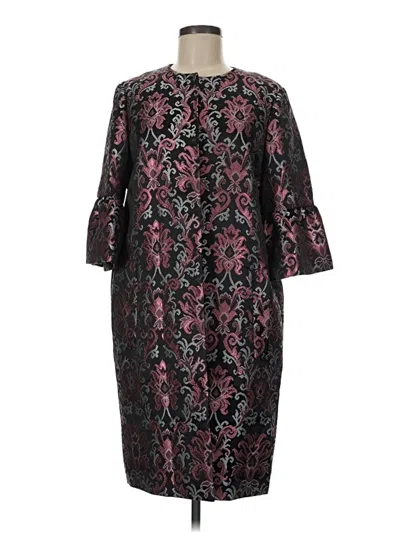 Pre-owned Kate Spade New York Coat In Burgundy