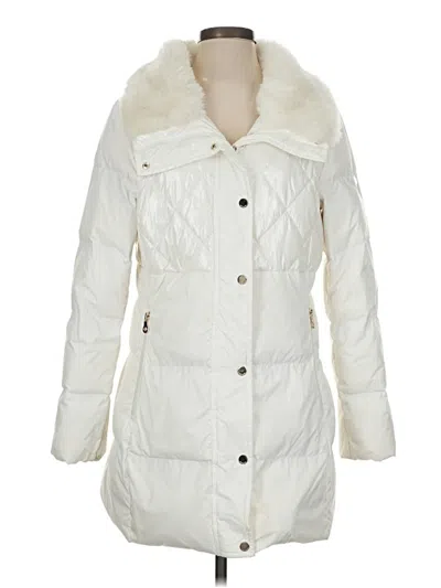 Pre-owned Kate Spade New York Coat In Ivory