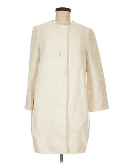 Pre-owned Kate Spade New York Coat In Ivory