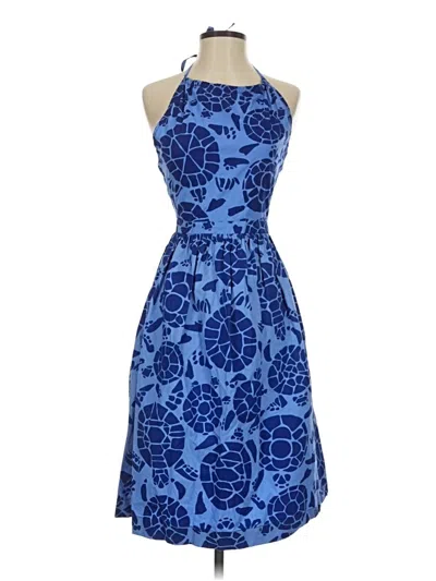 Pre-owned Kate Spade New York Cocktail Dress In Blue