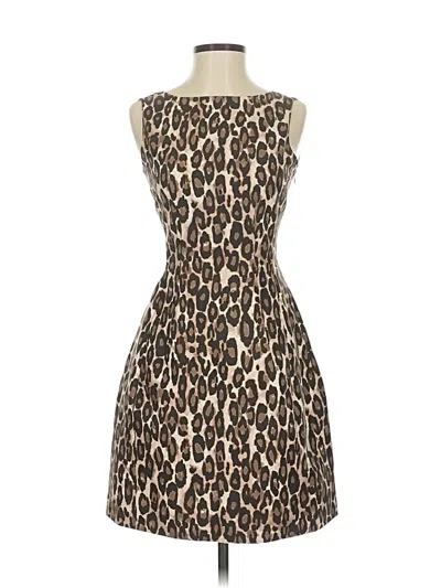 Pre-owned Kate Spade New York Cocktail Dress In Brown