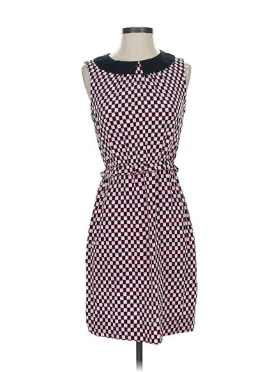 Pre-owned Kate Spade New York Cocktail Dress In Burgundy