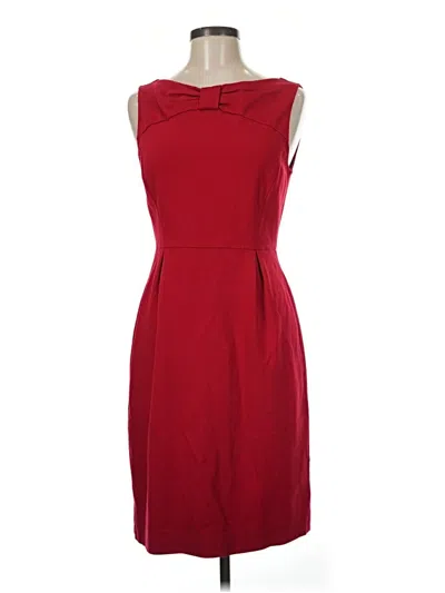 Pre-owned Kate Spade New York Cocktail Dress In Burgundy