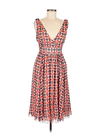 Pre-owned Kate Spade New York Cocktail Dress In Orange