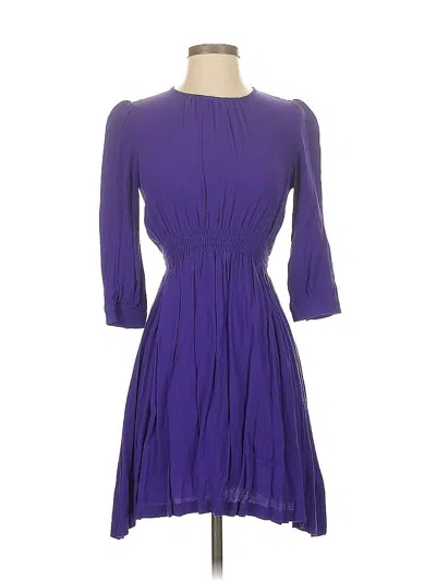 Pre-owned Kate Spade New York Cocktail Dress In Purple