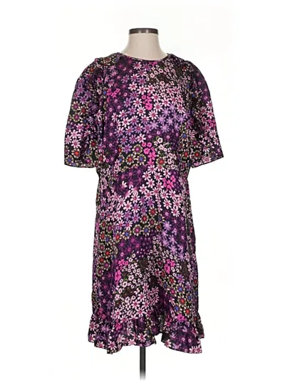 Pre-owned Kate Spade New York Cocktail Dress In Purple