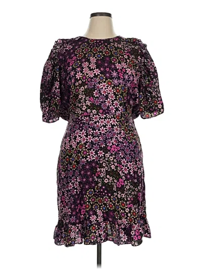 Pre-owned Kate Spade New York Cocktail Dress In Purple