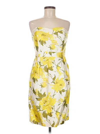 Pre-owned Kate Spade New York Cocktail Dress In Yellow