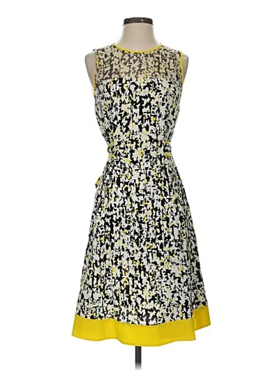 Pre-owned Kate Spade New York Cocktail Dress In Yellow