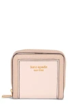 Kate Spade New York Compact Leather Wallet In Brown