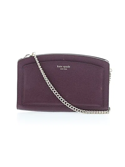 Pre-owned Kate Spade New York Crossbody Bag In Burgundy