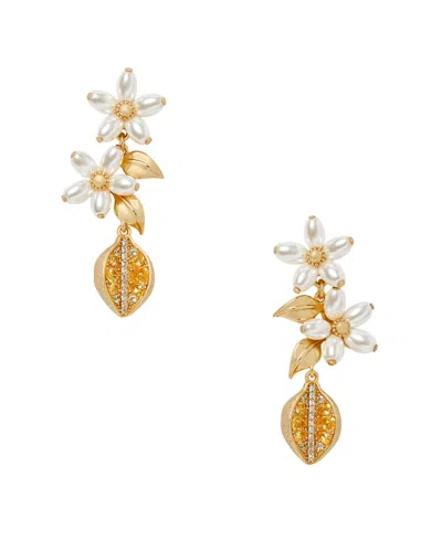 Kate Spade New York Cz Fresh Squeeze Linear Earrings