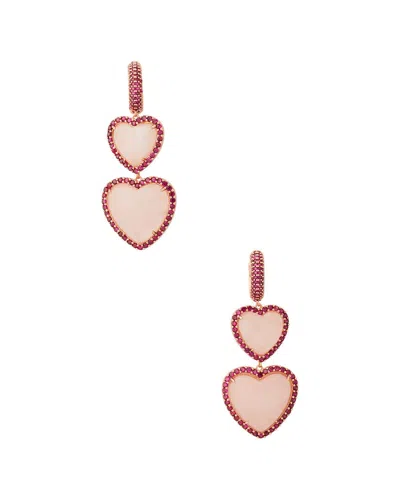 Kate Spade New York Cz Heart Of Hearts Double Drop Earrings