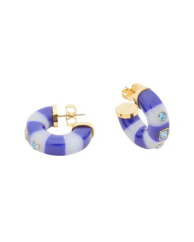Kate Spade New York Cz Seeing Stripes Hoops