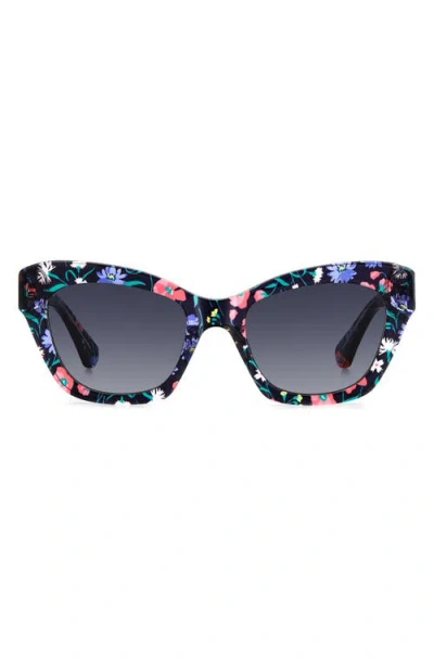 Kate Spade New York Daina 51mm Gradient Cat Eye Sunglasses In Multi