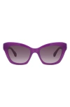 Kate Spade New York Daina 51mm Gradient Cat Eye Sunglasses In Purple