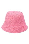 Kate Spade New York Daisy Lace Bucket Hat In Surf Pink