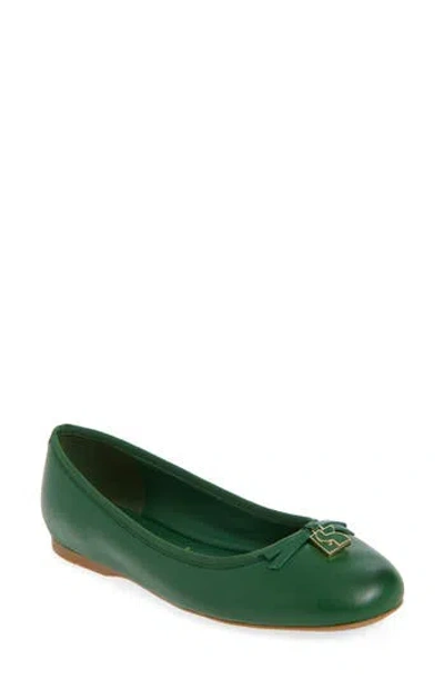 Kate Spade New York Dakota Charm Ballet Flat In Green