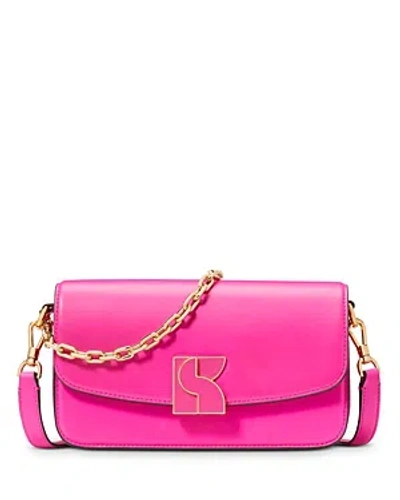 Kate Spade New York Dakota Smooth Leather Small Crossbody In Cosmic Pink