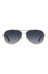 Kate Spade New York Dalia 58mm Gradient Pilot Sunglasses