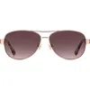 Kate Spade New York Dalia 58mm Polarized Gradient Pilot Sunglasses