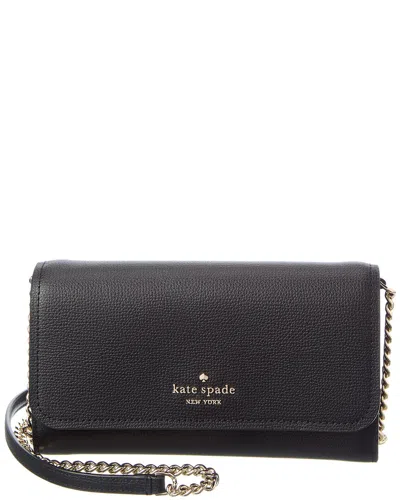 Kate Spade New York Darcy Leather Wallet In Black