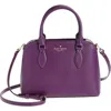 Kate Spade New York Darcy Small Leather Satchel Bag In Ripe Plum