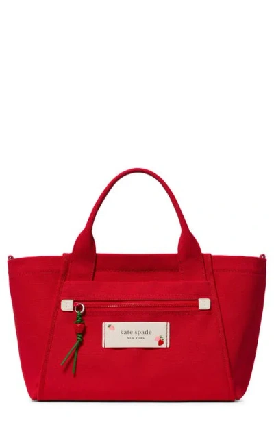 Kate Spade New York Dash Canvas Tote In Red