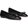Kate Spade New York Deco Bow Downtown Flat In Black