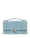 Kate Spade New York Deco Denim Print Leather Mini Crossbody