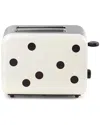 Kate Spade New York All In Good Taste Deco Dot Toaster In White