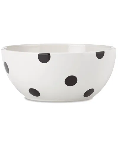 Kate Spade New York Deco Dot Medium Serving Bowl In White