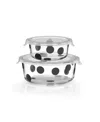 Kate Spade New York Deco Dot Round Food Storage Set, 2 Piece In Multi