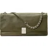 Kate Spade New York Deco Fine Grain Leather Convertible Chain Shoulder Bag In Green