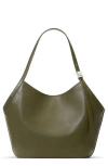 Kate Spade New York Deco Fine Grain Leather Tulip Tote In Green