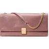 Kate Spade New York Deco Glazed Leather Convertible Chain Shoulder Bag In Pink