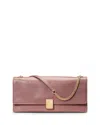 Kate Spade New York Deco Glazed Leather Soft Shoulder Bag In Pink