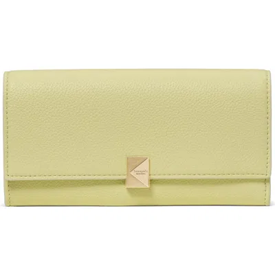 Kate Spade New York Deco Large Pebbled Leather Flat Wallet