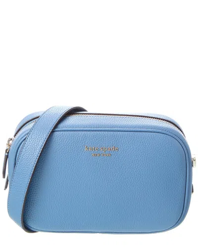 Kate Spade New York Deco Leather Crossbody Tote In Blue