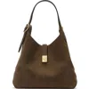 Kate Spade New York Deco Pebble Leather And Suede Shoulder Bag