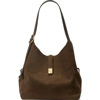 Kate Spade New York Deco Pebble Leather And Suede Shoulder Bag