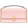 Kate Spade New York Deco Pebble Leather Convertible Crossbody Bag In Pastry Pink