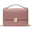 Kate Spade New York Deco Pebbled Leather Convertible Crossbody Bag In Pink