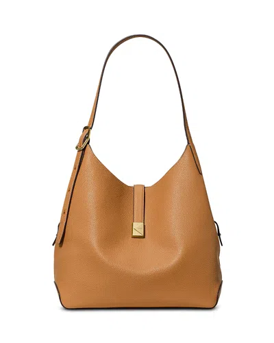 Kate Spade New York Deco Pebbled Leather Medium Shoulder Bag In Brown