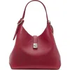 Kate Spade New York Deco Pebbled Leather Shoulder Bag In Red